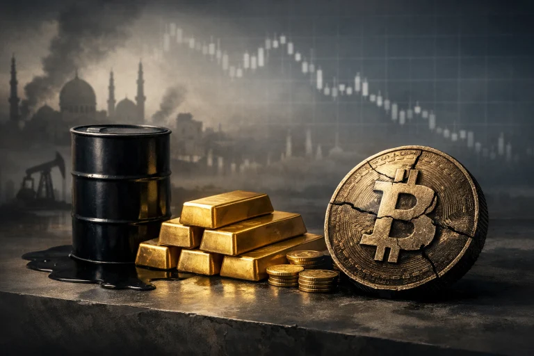 Why is Gold Down Today? Bitcoin Becomes Worst-Performing Asset Amid Middle East Crisis
