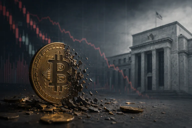 Bitcoin Drops to $77,000 as Spot ETFs Post $1Bn Weekly Outflow on Sticky Inflation Fears