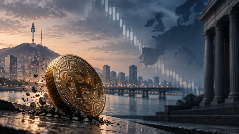 Bitcoin has broken Tuesday’s low. Seoul did the pushing, PPI is next