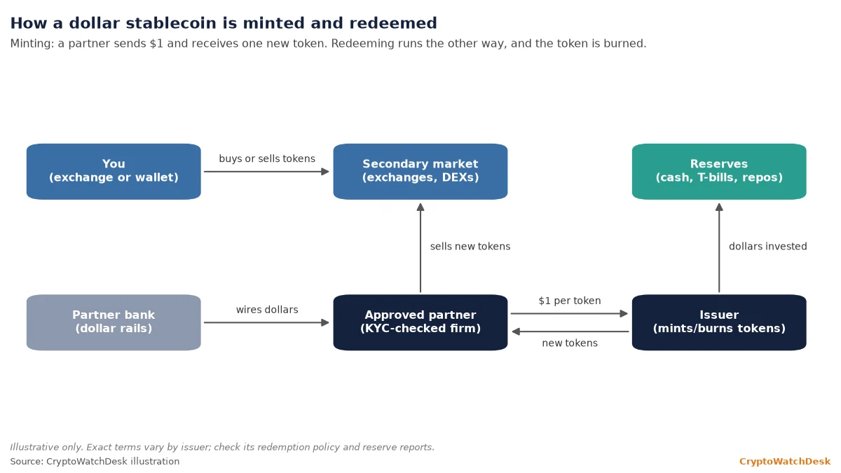 What is a dollar stablecoin? Pegs, reserves and risks